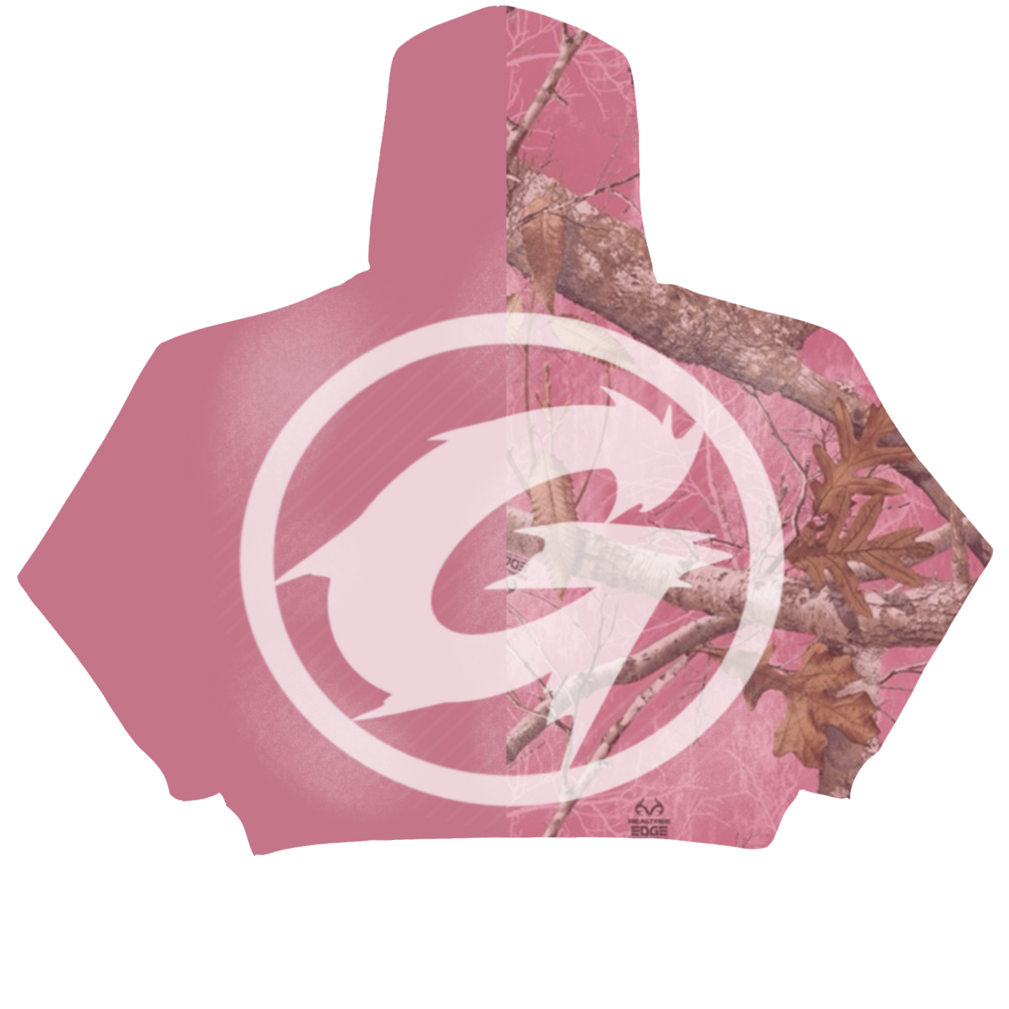 (1) GLISGLO PINK HALF FOREST ZIP UP