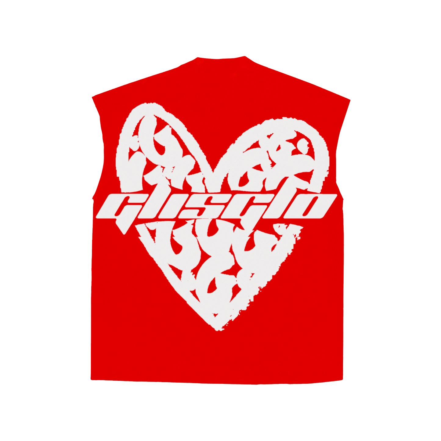 GLISGLO CUTOFF SLEEVE TEE