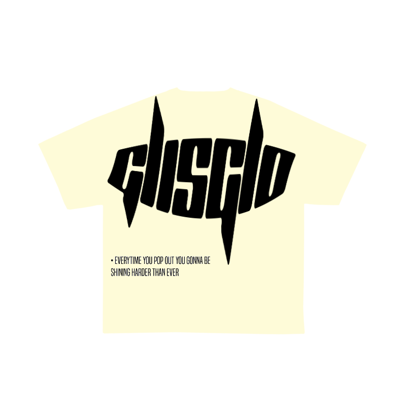 GLISGLO OVERSIZED CROPPED TEE