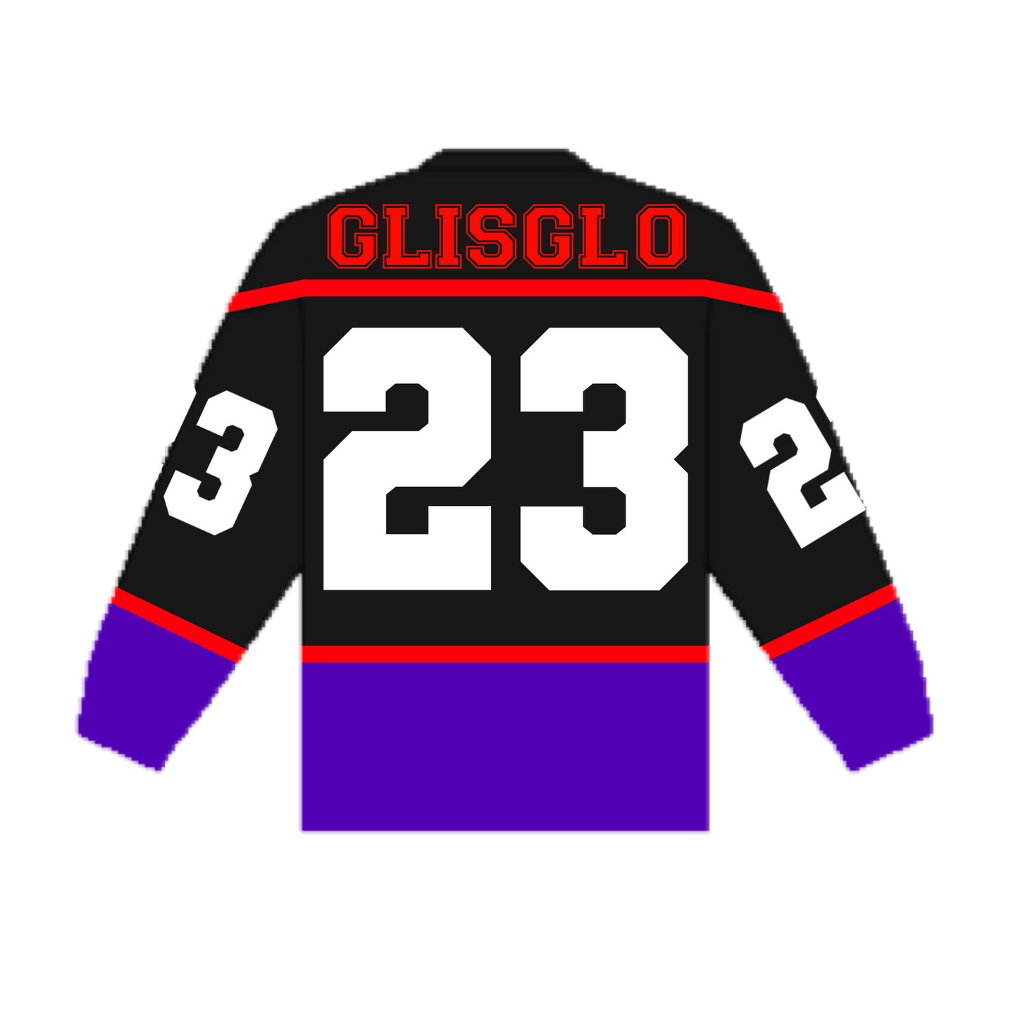 BLACK GLISGLO HOCKEY JERSEY