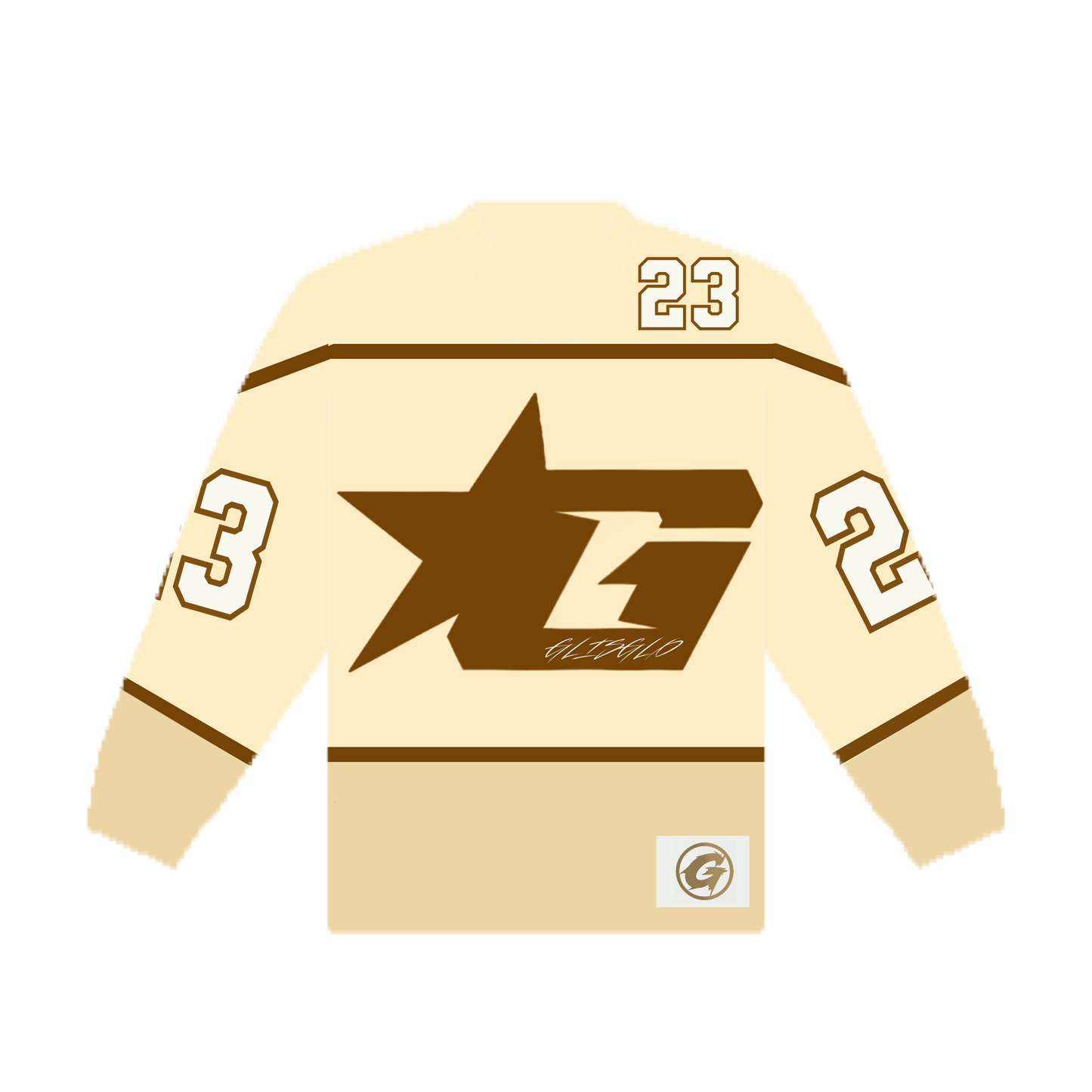 CREAM GLISGLO HOCKEY JERSEY