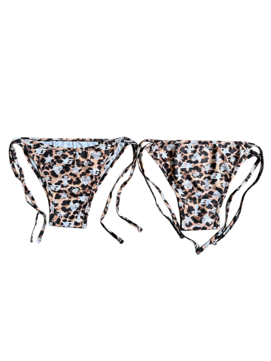 Cheetah Glisglo Print Bikini Bottom