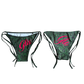 Green Snake Skin Bikini Bottom