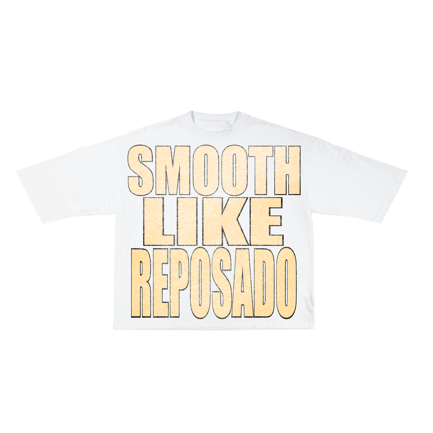 (1) GLISGLO REPOSADO OVERSIZED CROPPED TEE